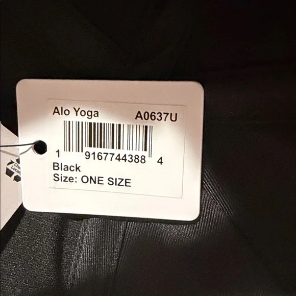 ALO Yoga Satin Off-Duty Cap - Black - Picture 10 of 10